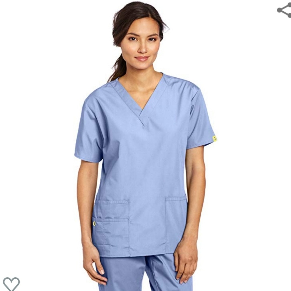 NWT Small WonderWink scrub top.